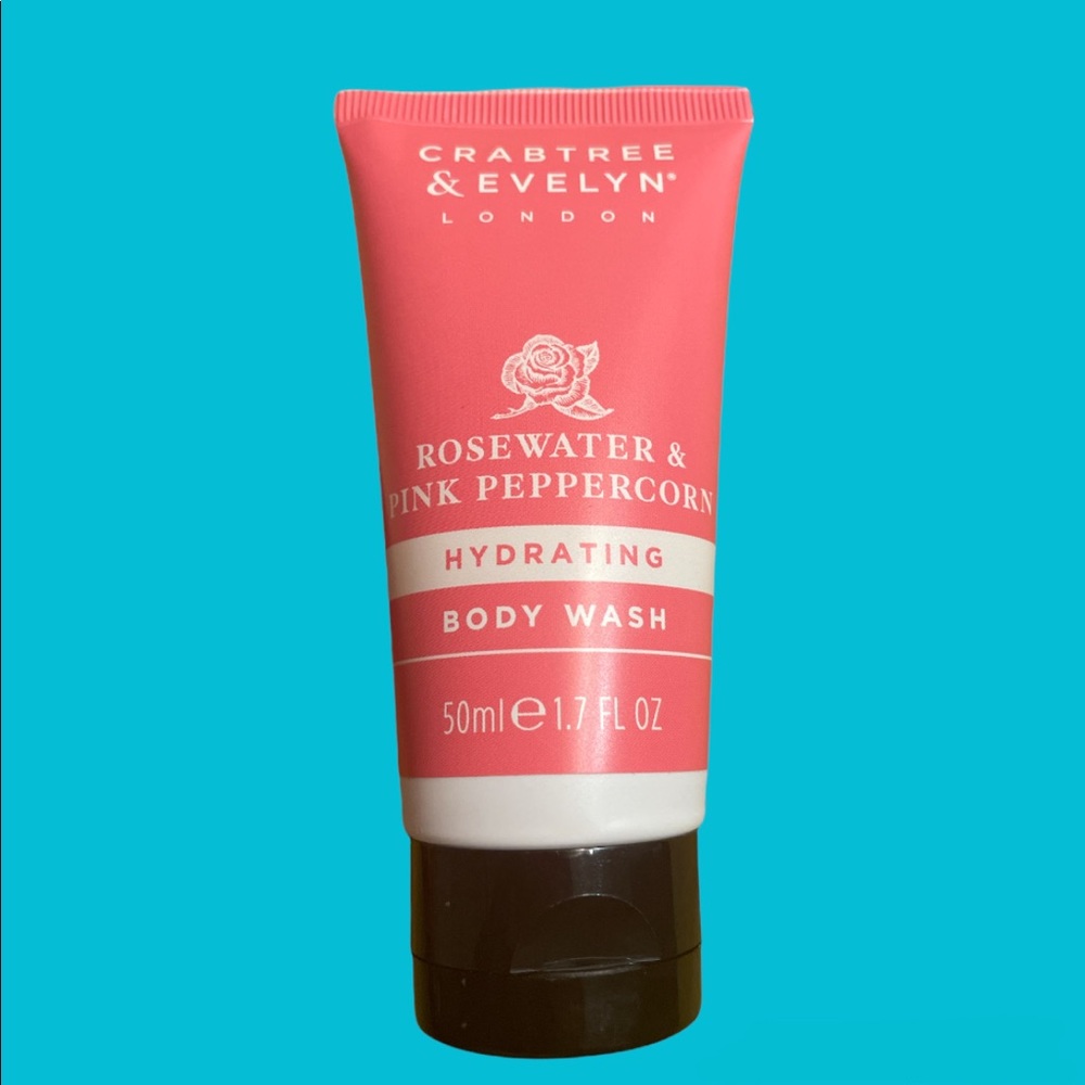Crabtree & Evelyn Rosewater & Pink Peppercorn Body Wash Travel (Size 1.7 oz)
